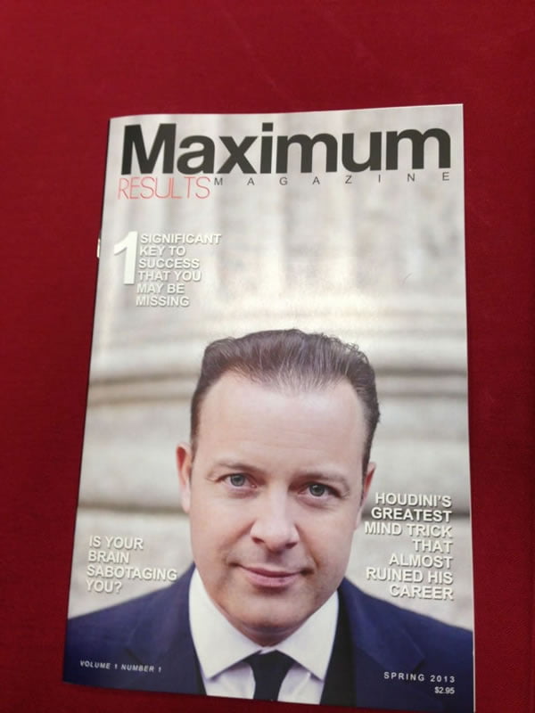 Maximum Results Magazine Doug Vermeeren Maximum Results Magazine